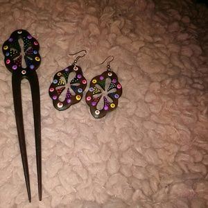 Wooden accessory duo